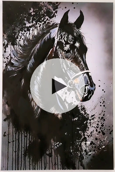 ArteDiAlina.com painting: My kingdom for a Horse